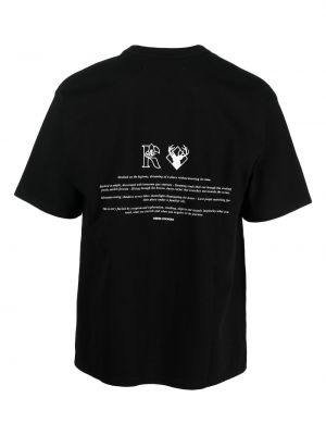T-shirt mit print Reese Cooper schwarz