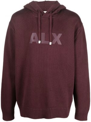 Stickad hoodie 1017 Alyx 9sm röd