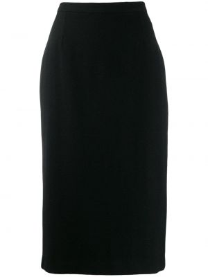 Falda midi ajustada Dolce & Gabbana Pre-owned negro