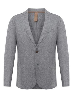 Шерстяной пиджак Eleventy серый