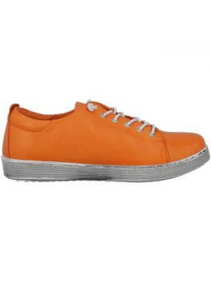 Pomarańczowe sneakersy Andrea Conti