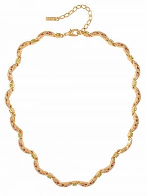 Collar de cristal Susan Caplan Vintage dorado