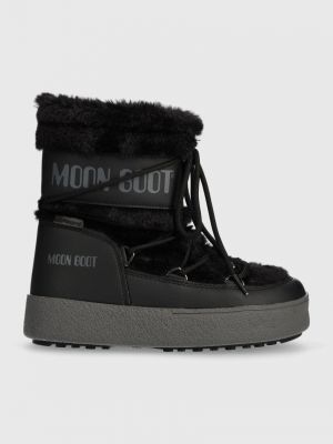 Čizme za snijeg s krznom Moon Boot crna