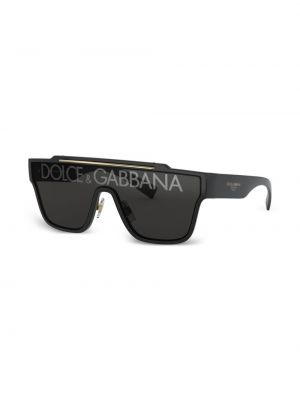 Okulary przeciwsłoneczne z nadrukiem Dolce & Gabbana Eyewear czarne