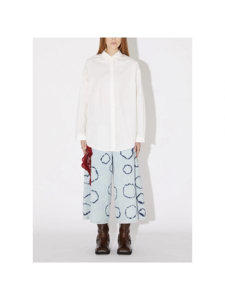 Camisa de algodón clásica Amish blanco