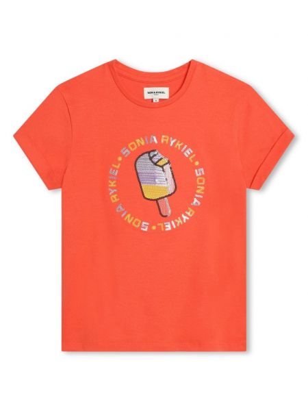 T-shirt for piger Sonia Rykiel Enfant orange