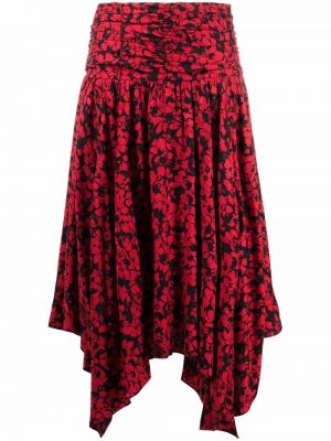 Falda de flores con estampado Zadig&voltaire rojo