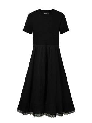 Košeľové šaty Desigual čierna