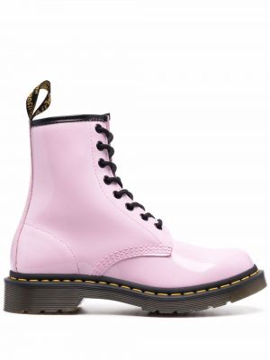 Snörning kängor Dr. Martens rosa