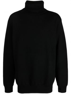 Vlnený sveter z merina Maharishi čierna