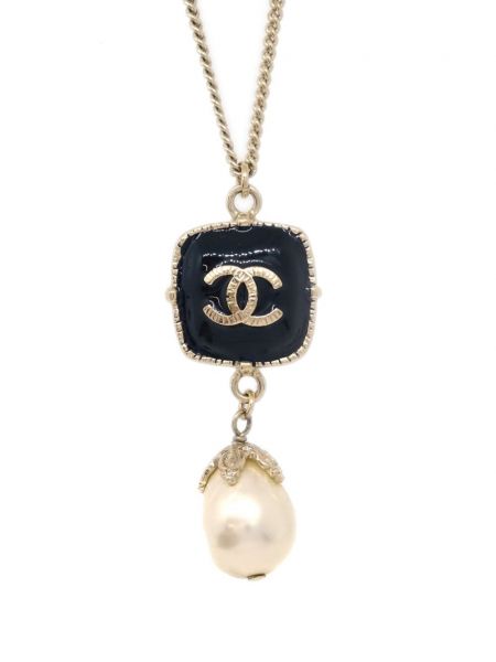 Pärlitega kett Chanel Pre-owned kuldne