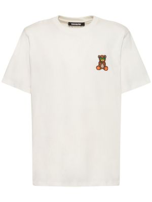 Camiseta de algodón con estampado Barrow blanco