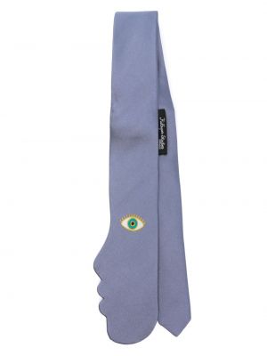 Hedvábná kravata Kidsuper modrá