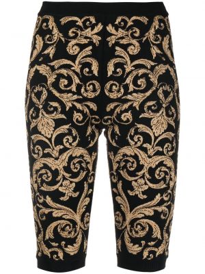 Jacquard strikket shorts Moschino svart