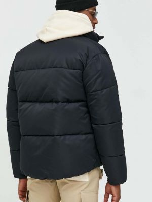 Téli kabát Abercrombie & Fitch fekete