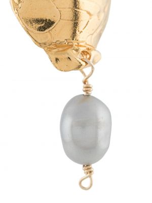 Náušnice s perlami Alighieri zlaté