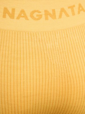 Leggings de cintura alta Nagnata amarillo