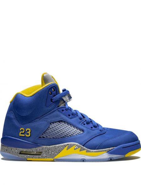 Sneakerși Jordan 5 Retro albastru