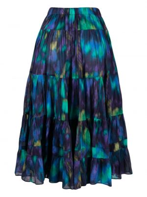 Midi sukně Marant Etoile modré