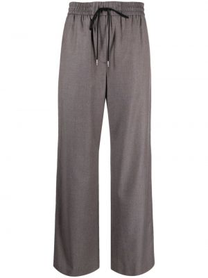 Pantaloni dritti di lana Paul Smith grigio