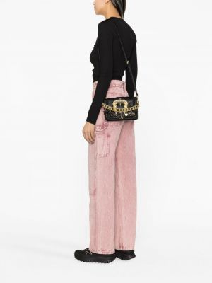 Stern leder shopper handtasche Versace Jeans Couture