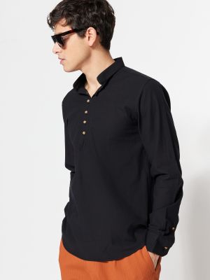 Риза Trendyol черно