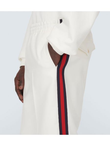 Egyenes szárú nadrág Gucci fehér