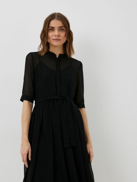 Платье-рубашка Raimaxx черное