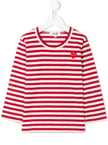 Skjorte for piger Comme Des Garcons Play Kids rød