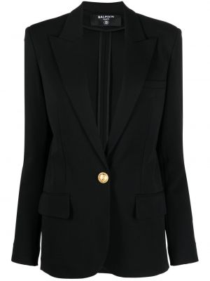 Lang blazer Balmain svart