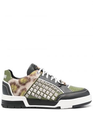 Sneakers con borchie Moschino