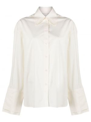 Medvilninė marškiniai Róhe balta