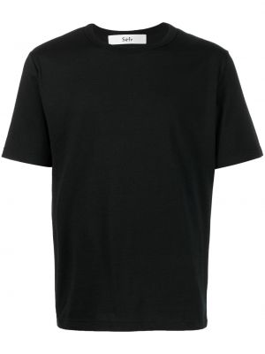 T-shirt col rond Séfr noir