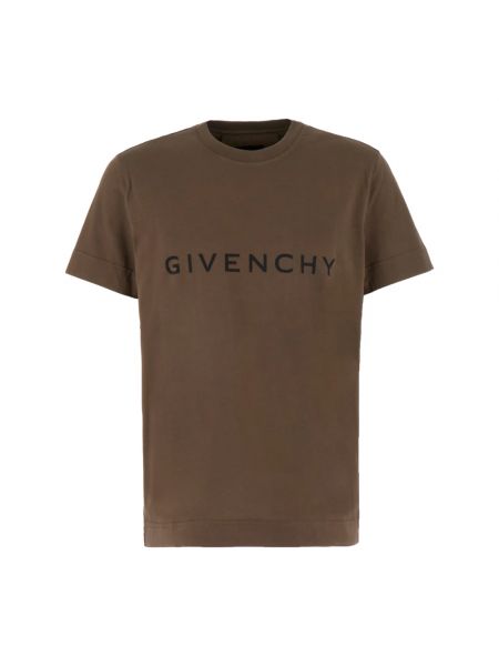 T-shirt aus baumwoll Givenchy grün