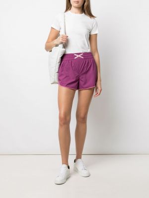 Shorts de sport taille haute Marchesa Notte violet