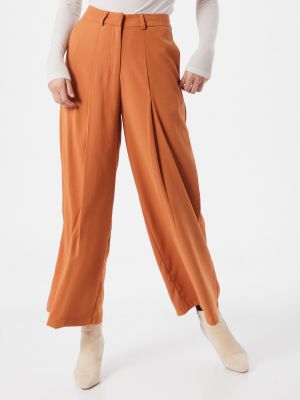 Широки панталони тип „марлен“ Vila оранжево
