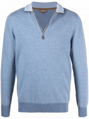 Jersey con cremallera de tela jersey N.peal azul