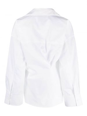 Asymmetrische hemd Róhe weiß
