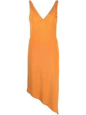 Asimetrična haljina bez rukava Remain narančasta