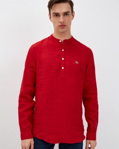 Рубашка Lacoste красная