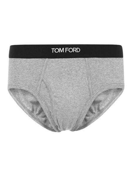 Majtki bawełniane Tom Ford szare