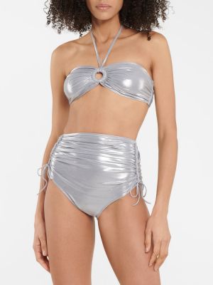 Bikini visoki struk Isabel Marant srebrena