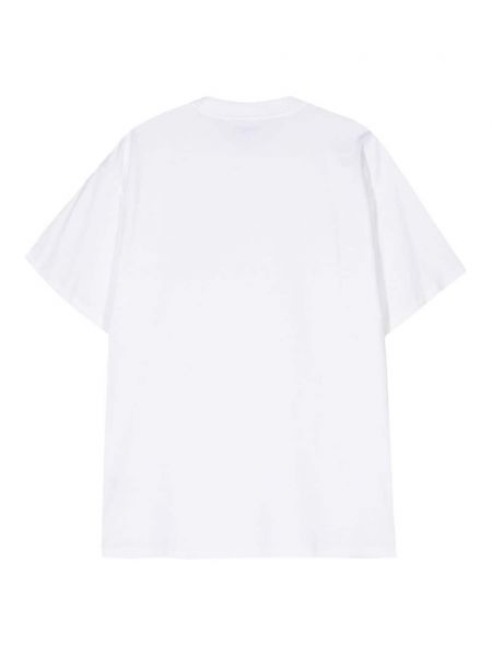 Kokvilnas sporta t-krekls Carhartt Wip balts