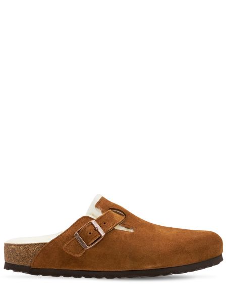 Ruskind loafers Birkenstock brun