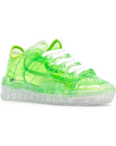 Sneakersy sznurowane koronkowe Gcds zielone