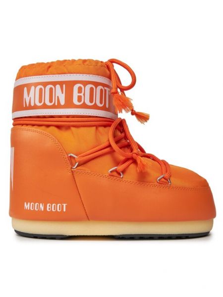 Kozačky z nylonu Moon Boot oranžové
