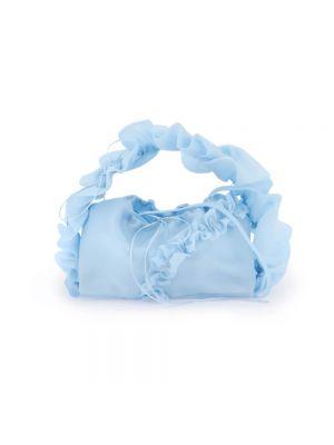 Tasche mit schleife mit rüschen mit taschen Cecilie Bahnsen blau