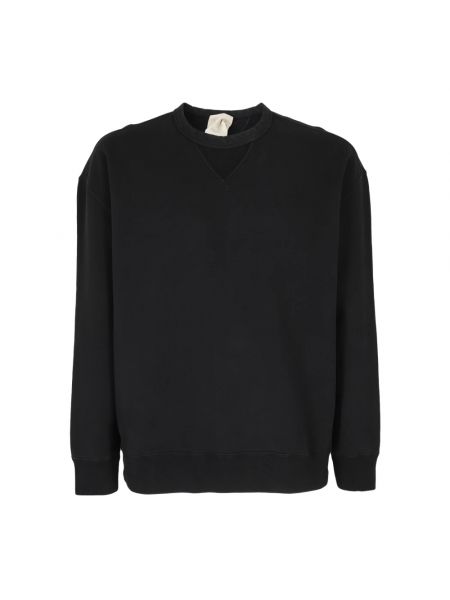Sweatshirt mit rundem ausschnitt Ten C schwarz