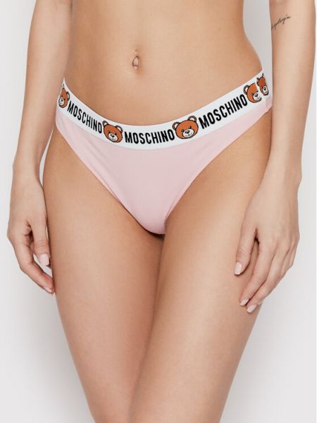 Majtki Moschino Underwear & Swim, różowy