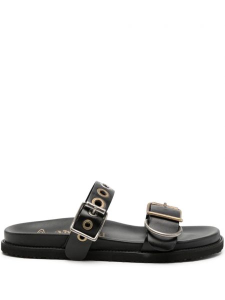 Kožené sandále Vivienne Westwood čierna